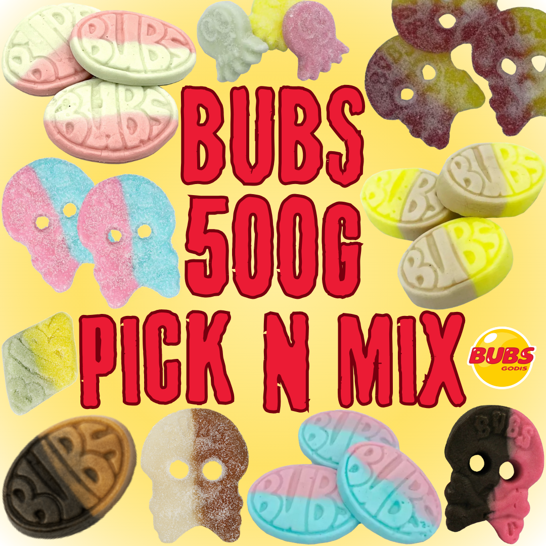 BUBS & Swedish Candy Pick n Mix 500g – Lovin It Sweet BUBS & Swedish Candy Pick n Mix 500g – Lovin It Sweet