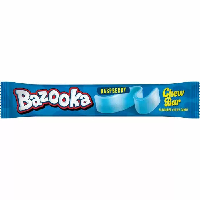 UK Bazooka Blue Raspberry Chew Bar