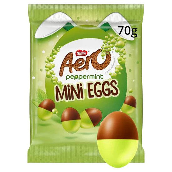 UK Nestle Aero Chocolate Peppermint Mini Eggs