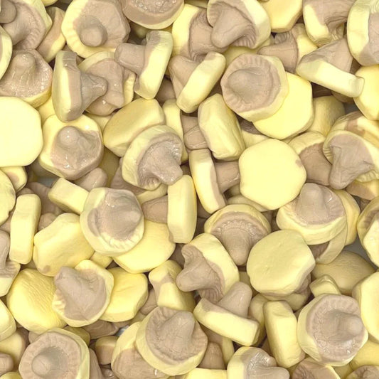 **NEW** Banana & Caramel Foam Mushrooms - SWEDISH CANDY 100g