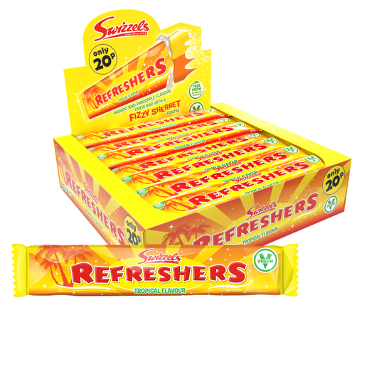 UK Refreshers Tropical Chew Bar - Swizzels