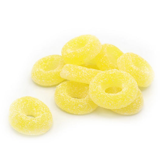 UK Fizzy Pineapple Rings 100g