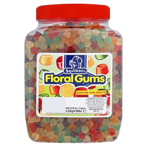 UK Squirrel Floral Gums 90g