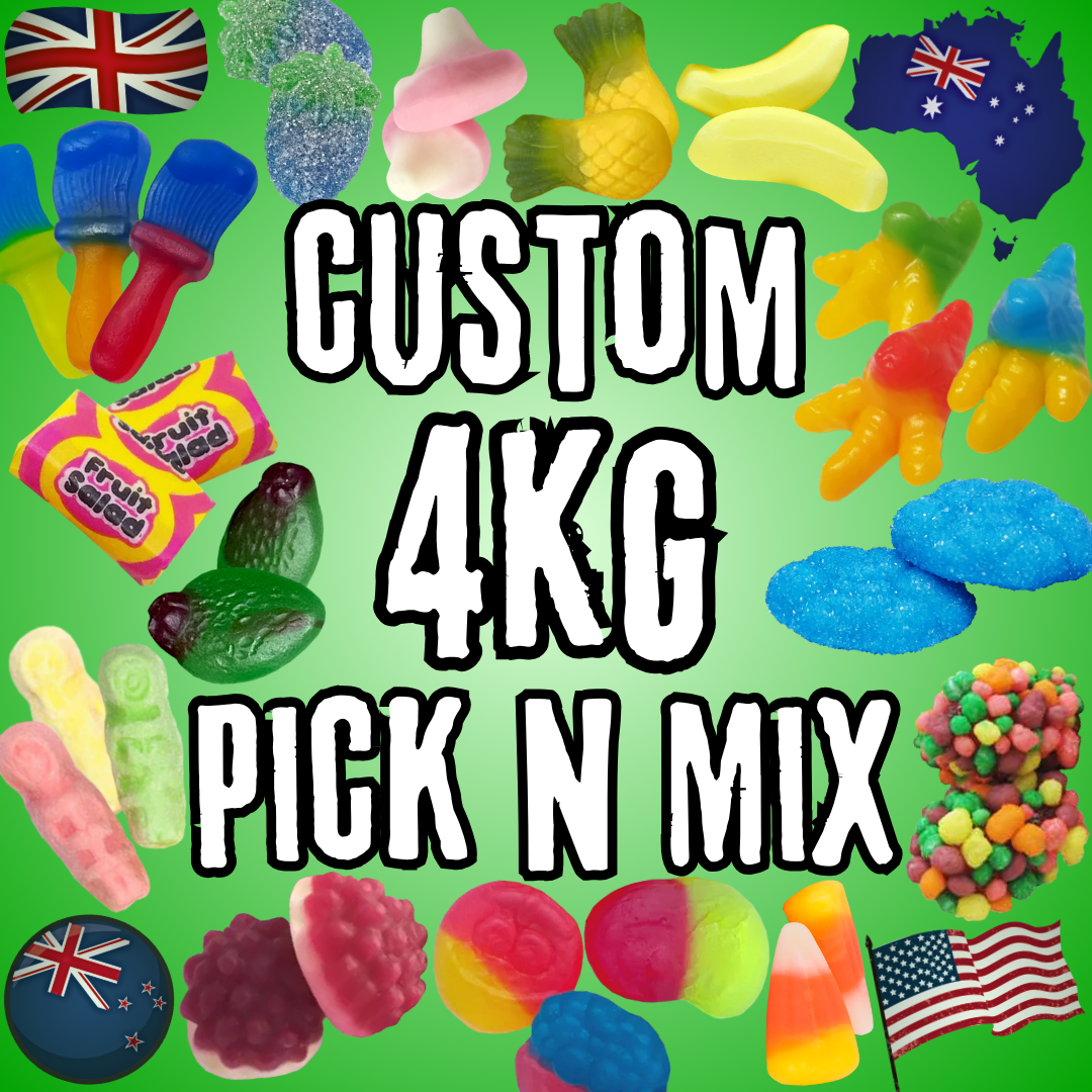 Custom Pick n Mix 4KG - CHOOSE 40 (UK, USA, NZ & AUS Selections)