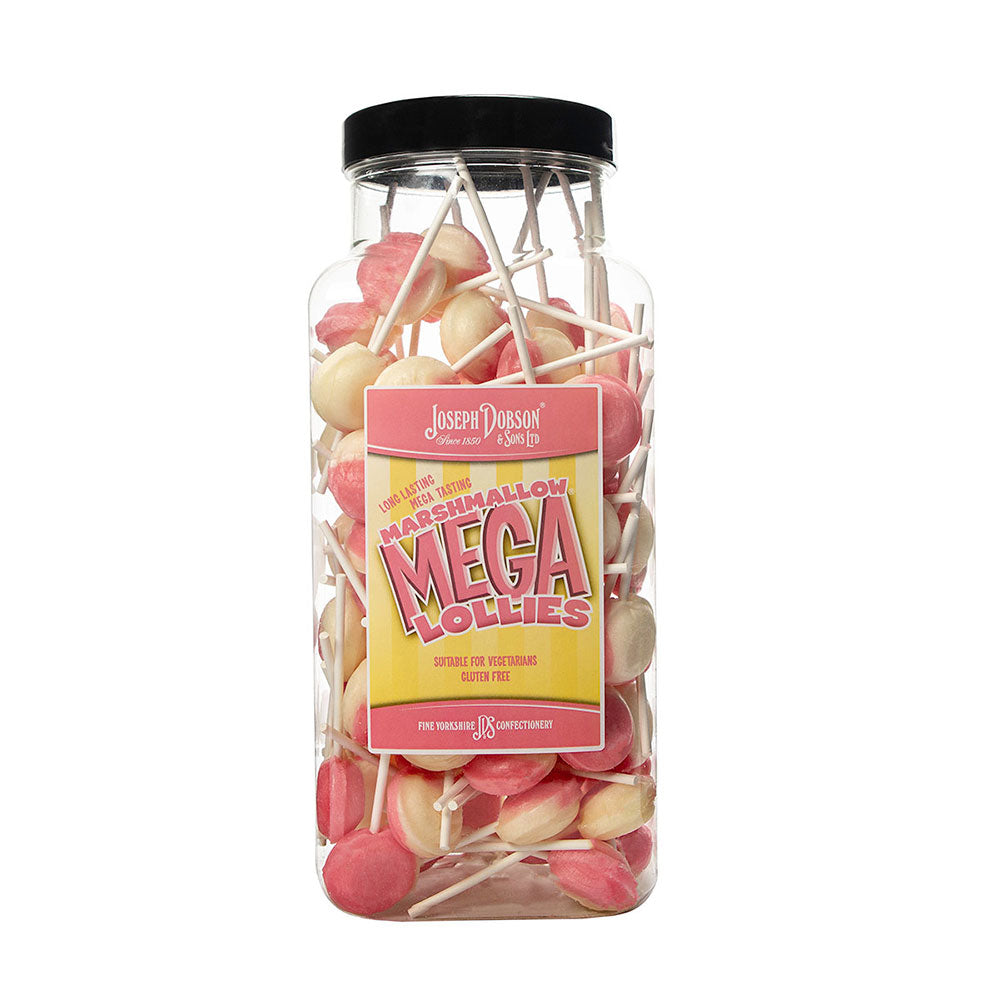 UK Dobsons Marshmallow Mega Lollies 2 Pack