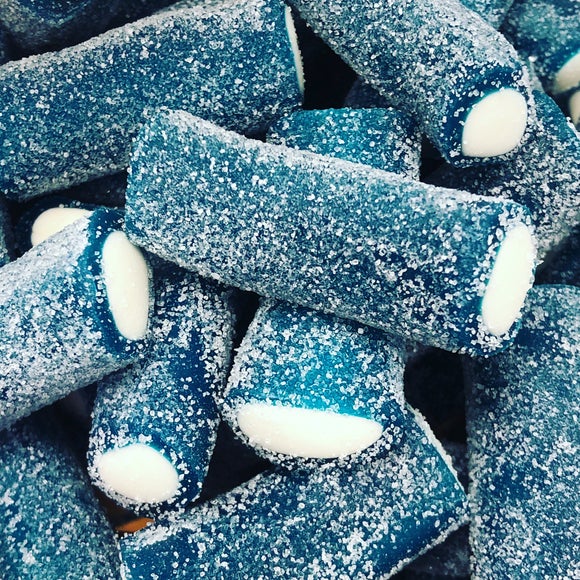 UK Fizzy Blue Raspberry Rocketz 100g – Lovin It Sweet