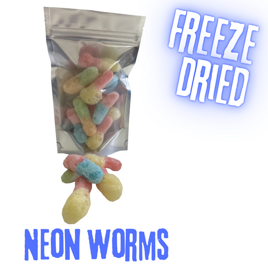 Freeze Dried Neon Worms