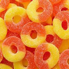 Peach Rings 100g