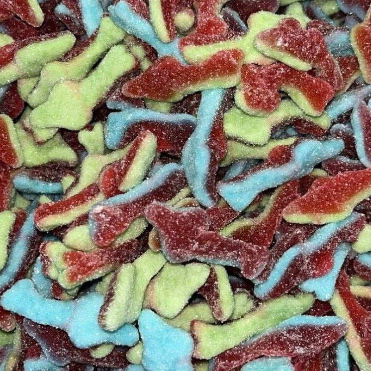 Sour Berry Sharks 100g