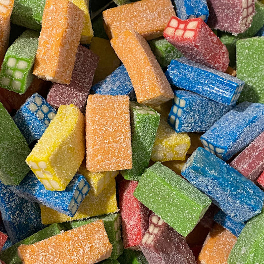 Sour Rainbow Bricks 100g