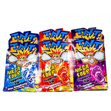 TNT Mega Sour Popping Dip 3 Pack