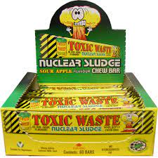 Toxic Waste Sour Apple Chew Bar