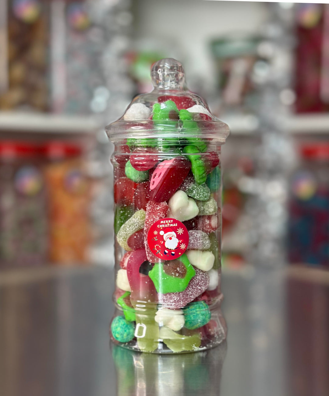 UK Classic Christmas Sweet Jar