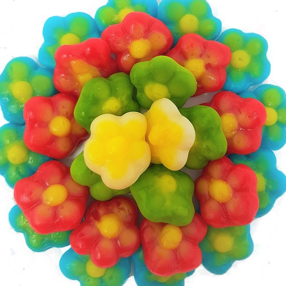 UK Gummy Flowers 100g