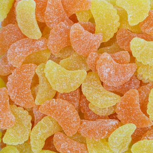 UK Fizzy Orange & Lemon Slices 100g