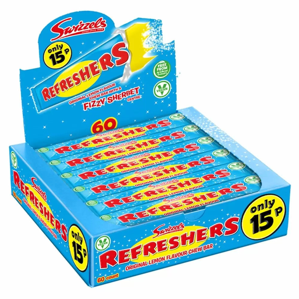 UK Refreshers Original Lemon Chew Bar - Swizzels