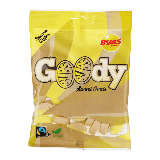 **NEW & LIMITED** BUBS Goody Banana & Caramel Mini Foam Ovals 90g