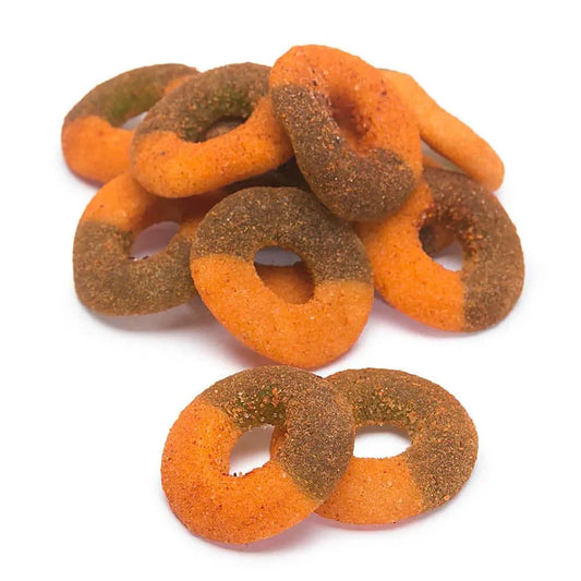 Chamoy & Chilli Green Apple Rings 100g (USA)