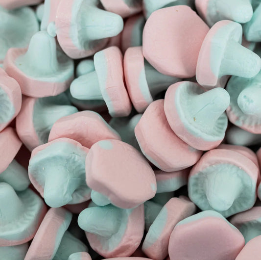 **NEW** Bubblegum Foam Mushrooms - SWEDISH CANDY 100g