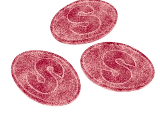 **NEW** S-Mark Sour Cherry Ovals - SWEDISH CANDY 100g
