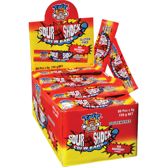 TNT Red Raspberry Shock Bar