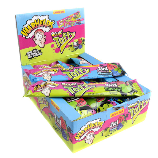 Warheads Sour Taffy 2 in 1 Chew Bar (USA)