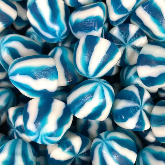UK Blue Raspberry Twist Kisses 100g