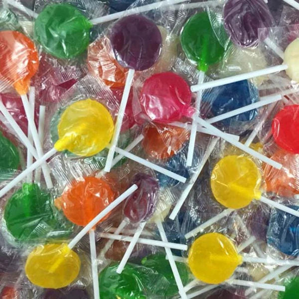 Mixed Flat Lollipops 10 Pack