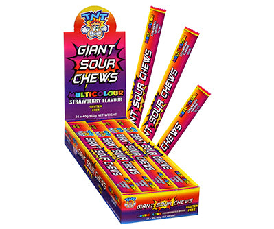 TNT Giant Strawberry Sour Chews