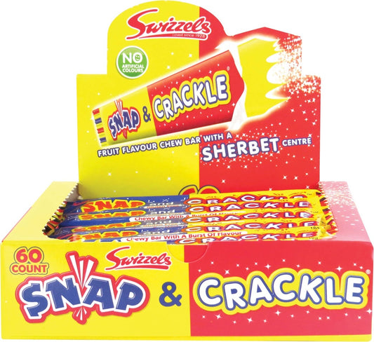 UK Snap and Crackle Chew Bar - Swizzels